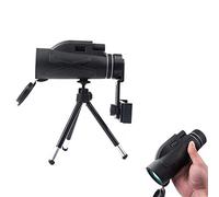 80x100 Magnification Portable Monocular Telescope, HD Monoculars Telescope BAK4 Waterproof and Fogproof, with Tripod and Universal Phone Holder for Bird Watching/Sightseeing