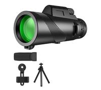 80x100 Portable Zoom HD 5000M Telescope Folding Long Distance Mini Powerful Telescope For Hunting Sports Outdoor Camping Travel(DDHS-80x100-Set)