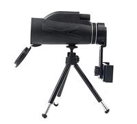 80x100 Telescope Monocular Spyglass Powerful Binoculars Professional Weak Night Vision Zoom Spotting (Color : White) small gift