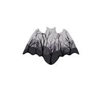80x120cm Soft Blanket Throw & Unwelcome Bat Door Mat Gothic Rug with Funny Pattern for Halloween Ideal New Home, Housewarming, Kitchen, and Bedroom Indoor/Outdoor Decor
