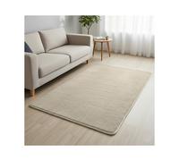 (80x150cm (2.6ft x 5ft), Beige) Luxury Super Soft Area Rug - Short Pile Non-Slip Rug for Bedroom & Living Room