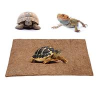 80x40cm Reptile Carpet, Reptile Coconut Fiber Carpet Bottom Mat Lizards Terrarium Cage Landscaping Floor Pad for Gecko, Bearded Dragons, Lizards, Iguanas, Anoles, Turtles, Snakes