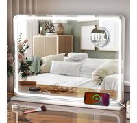 80x55cm Tabletop LED Lighted Hollywood Mirror Vanity Mirror USB Port