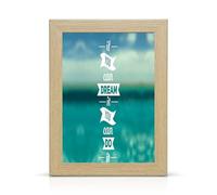 80X60 CM OAK Wood Effects Picture Frame for Wall Mount - Versatile Photo Frame, Poster Frame for Wall Hanging, Perfect for Home or Office Wall Décor