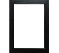 80x60cm Black wooden effect Photo / Picture frame Wall Mountable with acrylic display