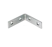 80x80x16mm 90 Degree Right Angle Metal L Shaped Bracket Corner Brace Fixing Shelf Support Repair x4