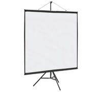 vidaxl projection screen/tripod 81 inch 1:1 - matte white polyester for home theatre, office, presentations