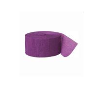 81 ft Purple Crepe Paper Streamer Party Decoration