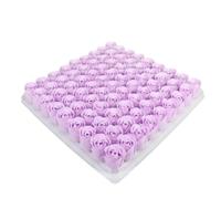81 Pieces Gradient Pink, Bathroom Flowers Soap Scented Flower Bath, Hand Scented Bath Soap Rose Flower Petals Wedding (L)