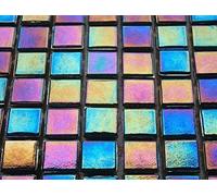 81 sheet 10mm Iridescent Micro Tile, Black