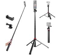 81'' X5 Floor Tripod-Stand,Selfie Stick Holder Compatible with Insta360 X5 X4 X3 X2,Go 3S 3 Camera and Webcma Link 2C/Link 2/Link PTZ