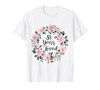 81 Years Loved Men Women 81 Years Old Cool 81st Birthday T-Shirt
