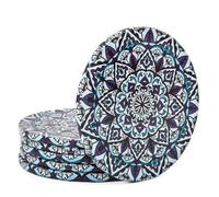 810 - Turkish Drink Coasters Set of 6 - Mediterranean Design for Cup Coasters Gift Sets from Istanbul
