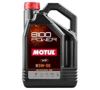 1 x 5 Litre - Motul 8100 Power 5W50 Synthetic High Performance Engine Oil