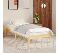 810002 vidaXL Bed Frame without Mattress Solid Wood 90x200 cm