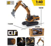 (8101C Crusher) Big gift box car cube alloy engineering car fire truck model sound and light can open the door children's toy car