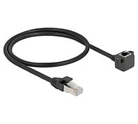 81041 Extension Ethernet F/UTP Cat: 6 0.5m PVC Black 26AWG DELOCK