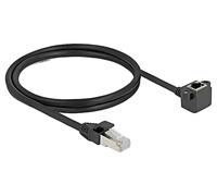 81097 Extension Ethernet F/UTP Cat: 6 1m PVC Black 26AWG DELOCK