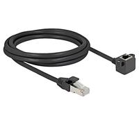 81098 Extension Ethernet F/UTP Cat: 6 2m PVC Black 26AWG DELOCK