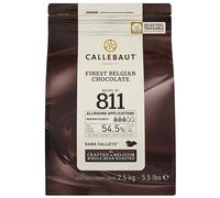 2.5kg Callebaut 70/30/38 Finest Belgian Bitter Dark Chocolate Callets 70%