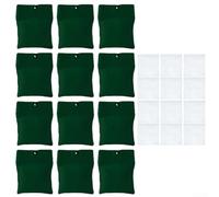812 Pack Outdoor Curtain Weights with Sandbags and Metal Clips for Windy Weather Stability (12pcs)