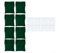 812 Pack Outdoor Curtain Weights with Sandbags and Metal Clips for Windy Weather Stability (8pcs)
