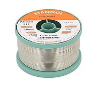 813019 solder wire Sn993Cu07 1mm 250g lead-free packaging: coil 25% STANNOL
