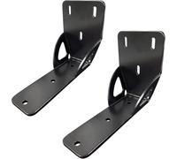 813402 Awning Bracket Gusseted Awning Holder Compatible with Thule Rhino Heavy Duty Bar, 50mm Wide 8mm Pre-Drilled Holes Gusseted Awning Bracket (2 piece)