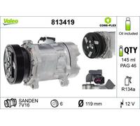 813419 COMPRESSOR, AIR CONDITIONING VALEO