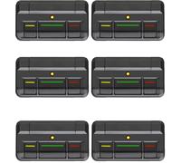 813LMX 811LMX for Liftmaster Garage Door Opener Remote Replacement 813lm for liftmaster 850LM, 860LM, STAR1000, 12 Dip Switch Remote for Lift Master Commercial Door Operator (Black 6PCS)