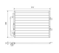 814061 CONDENSER, AIR CONDITIONING VALEO