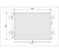 814077 CONDENSER, AIR CONDITIONING VALEO