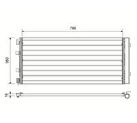 814179 CONDENSER, AIR CONDITIONING VALEO