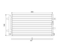 814370 CONDENSER, AIR CONDITIONING VALEO