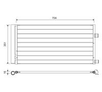 814378 CONDENSER, AIR CONDITIONING VALEO