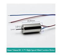 816 8mm*16mm Coreless electronic starter DC 3.7V 55000RPM High Speed Strong NdFeB Magnetic Hollow Cup electronic starter 1mm Diameter Shaft RUAJOGYNVM