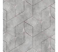 Galerie The New Design Book Silver Abstract Geometric Wallpaper