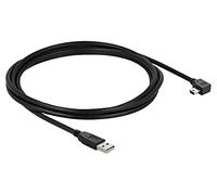 81652 Cable USB 2.0 Gold Plated 2m Black 24AWG,28AWG 480Mbps DELOCK