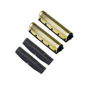 8173-700 Foil Shaver Replacement Titanium Gold Foil Cutter Net Blade Head Set Series Vanish Shaver, Compatible for Wahl 5 Star Series(Set B 8173)