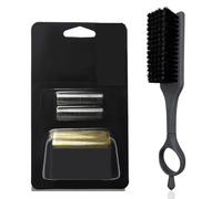 8173/8164 Foil Shaver Replacement Head with Fade Brush Set Professional Foils and Cutter Blades ，Compatible for WAHL， 5 Star Series Shaver(8164 Set)