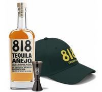 818 Anejo Tequila By Kendall Jenner 70cl - With 818 Tequila Cap & Secret Bottle Shop Jigger - Christmas Tequila Gift