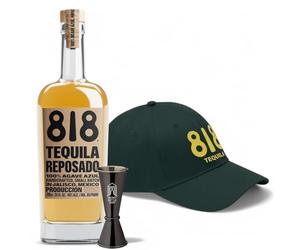 818 Reposado Tequila By Kendall Jenner 70cl - With 818 Tequila Cap & Secret Bottle Shop Jigger | Tequila Gifts for Him, Her, Birthdays, Christmas, Corporate, Mothers Day, Fathers Day