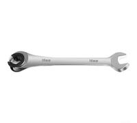 819mm Ratchet and Open End Fix Head Tubing Wrench, Constructed from Chromium Vanadium Steel for Maximum Durability and Tight Space Use (19mm)