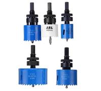 (81mm) 38-114mm Bi Metal Hole Saw General Purpose Cutter Drill Bits Tool Plumbers Kit