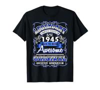 81st Birthday Gift Legendary Est. 1945 81 Years Old T-Shirt