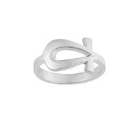 81stgeneration 925 Silver Ankh Cross Ring for Women - Polished Sterling Silver Egyptian Cross Ring for Men - Spiritual Ancient Symbol Gift - Minimalist Hieroglyphic Coptic Jewellery - Chunky Rings