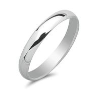 81stgeneration .925 Sterling Silver 3 mm Plain Band Engagement Wedding Thumb Toe Ring - Z 1/2