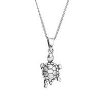 81stgeneration Women's 925 Sterling Silver Ocean Sea Turtle Tortoise Pendant Necklace, 18"