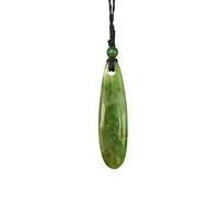81stgeneration Women's Men's Nephrite Jade Drop Roimata Maori Tribal Pendant Necklace
