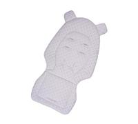 81x41cm Reversible Dotted Backing Seat Pad Soft Cotton Velvety Strollers Insert for Newborns High Chairs Pram Cart Breathable Baby Strollers Pad